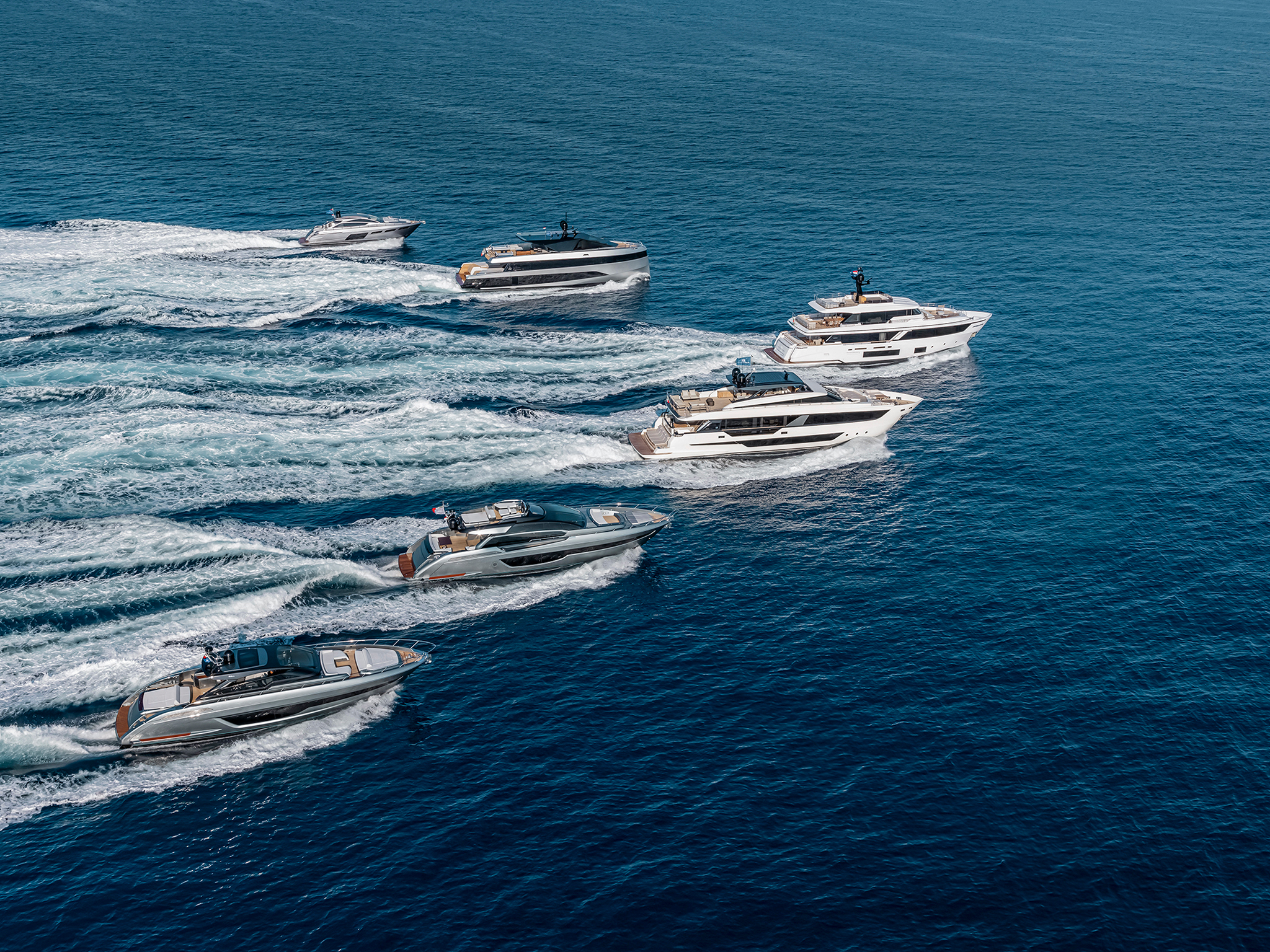 Ferretti Group is back on stage at the Cannes Yachting Festival with five outstanding premieres and record-breaking half-year. 