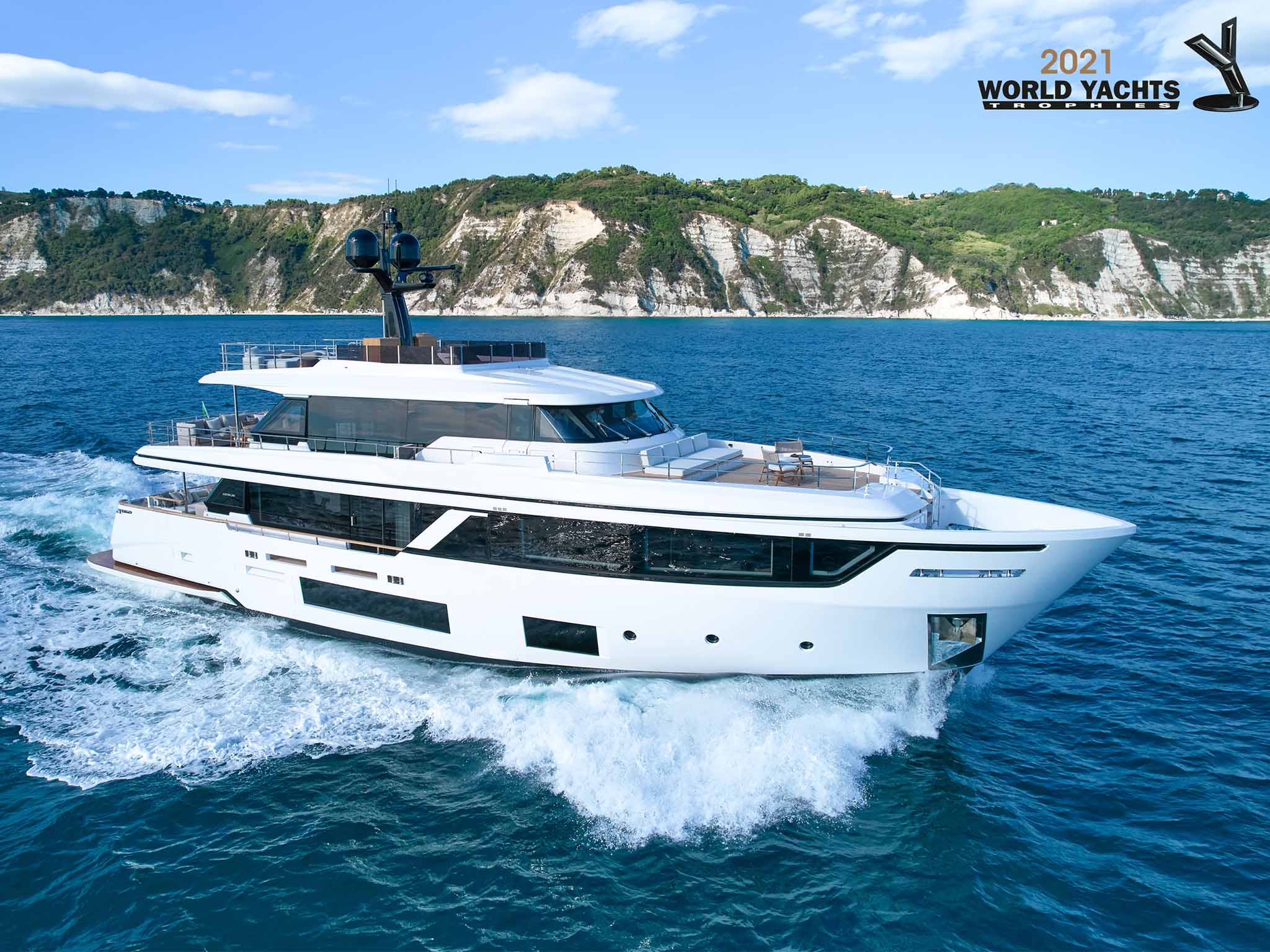 Great success for Ferretti Group at The World Yachts Trophies 2021 with four awards for Ferretti Yachts, Pershing, Custom Line and Wally. 